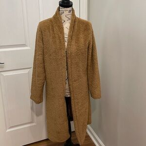 Faux fur jacket overcoat